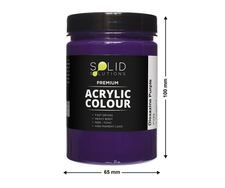 Solid Solutions Acrylic Paint | Dioxazine Purple - 250ml