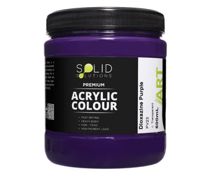 Solid Solutions Acrylic Paint | Dioxazine Purple - 500ml
