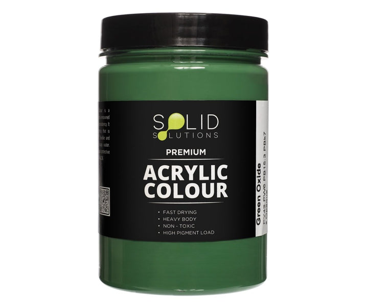 Solid Solutions Acrylic Paint | Green Oxide - 250ml