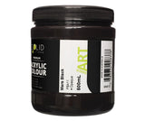 Solid Solutions Acrylic Paint | Mars Black - 500ml