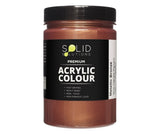 Solid Solutions Acrylic Paint | Metallic Bronze - 250ml