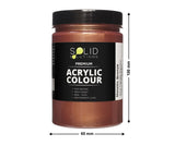 Solid Solutions Acrylic Paint | Metallic Bronze - 250ml