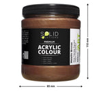 Solid Solutions Acrylic Paint | Metallic Bronze - 500ml