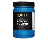 Solid Solutions Acrylic Paint | Metallic Electric Blue - 250ml