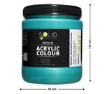 Solid Solutions Acrylic Paint | Metallic Emerald Paradise - 500ml