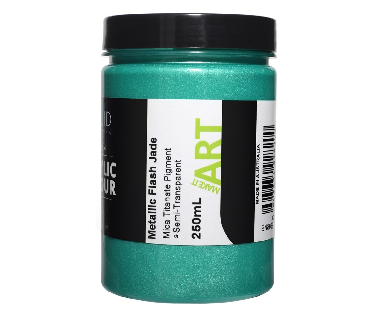 Acrylic Paint | Metallic Flash Jade - 250ml – Solid Solutions