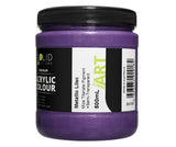 Solid Solutions Acrylic Paint | Metallic Lilac - 500ml