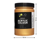 Solid Solutions Acrylic Paint | Metallic Majestic Sun - 250ml