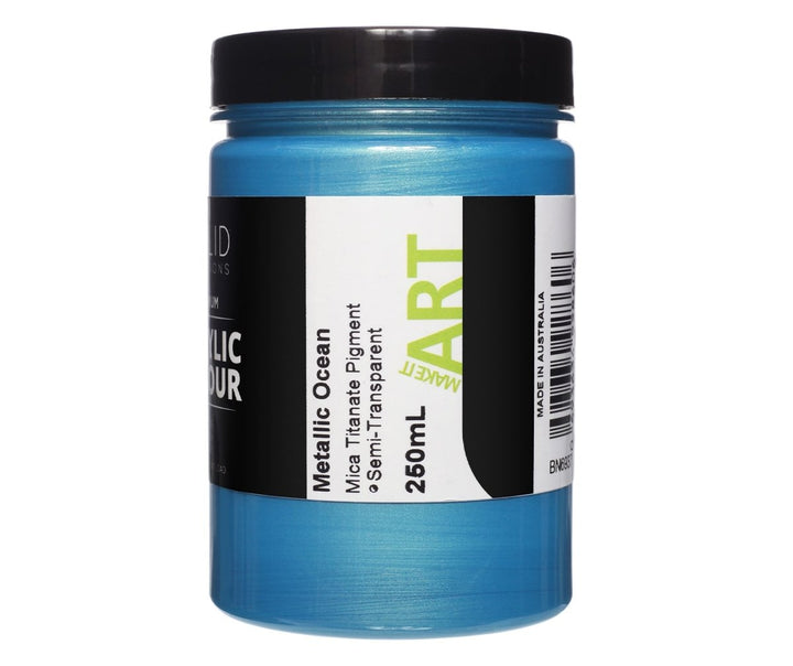 Solid Solutions Acrylic Paint | Metallic Ocean - 250ml