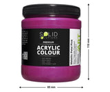 Solid Solutions Acrylic Paint | Metallic Petal Pink - 500ml