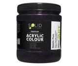 Solid Solutions Acrylic Paint | Metallic Plum - 500ml