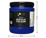Solid Solutions Acrylic Paint | Phthalo Blue - 500ml