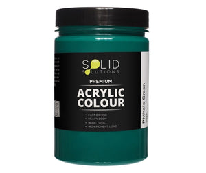 Solid Solutions Acrylic Paint | Phthalo Green - 250ml