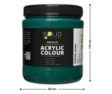 Solid Solutions Acrylic Paint | Phthalo Green - 500ml