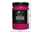 Solid Solutions Acrylic Paint | Quinacridone Magenta - 250ml