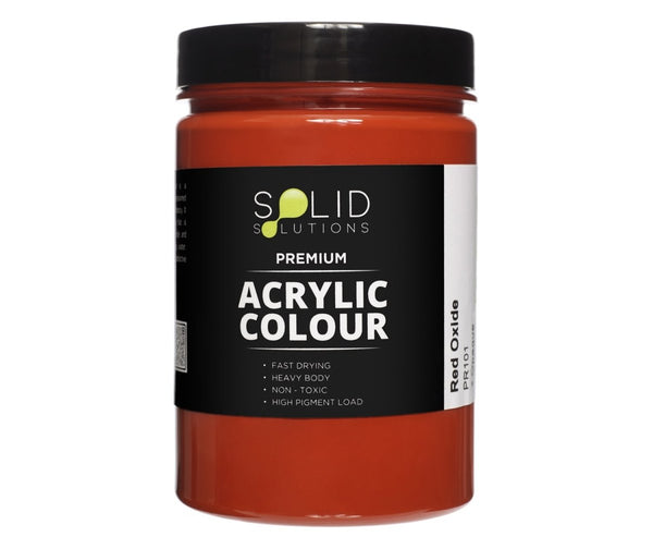 Solid Solutions Acrylic Paint | Red Oxide - 250ml