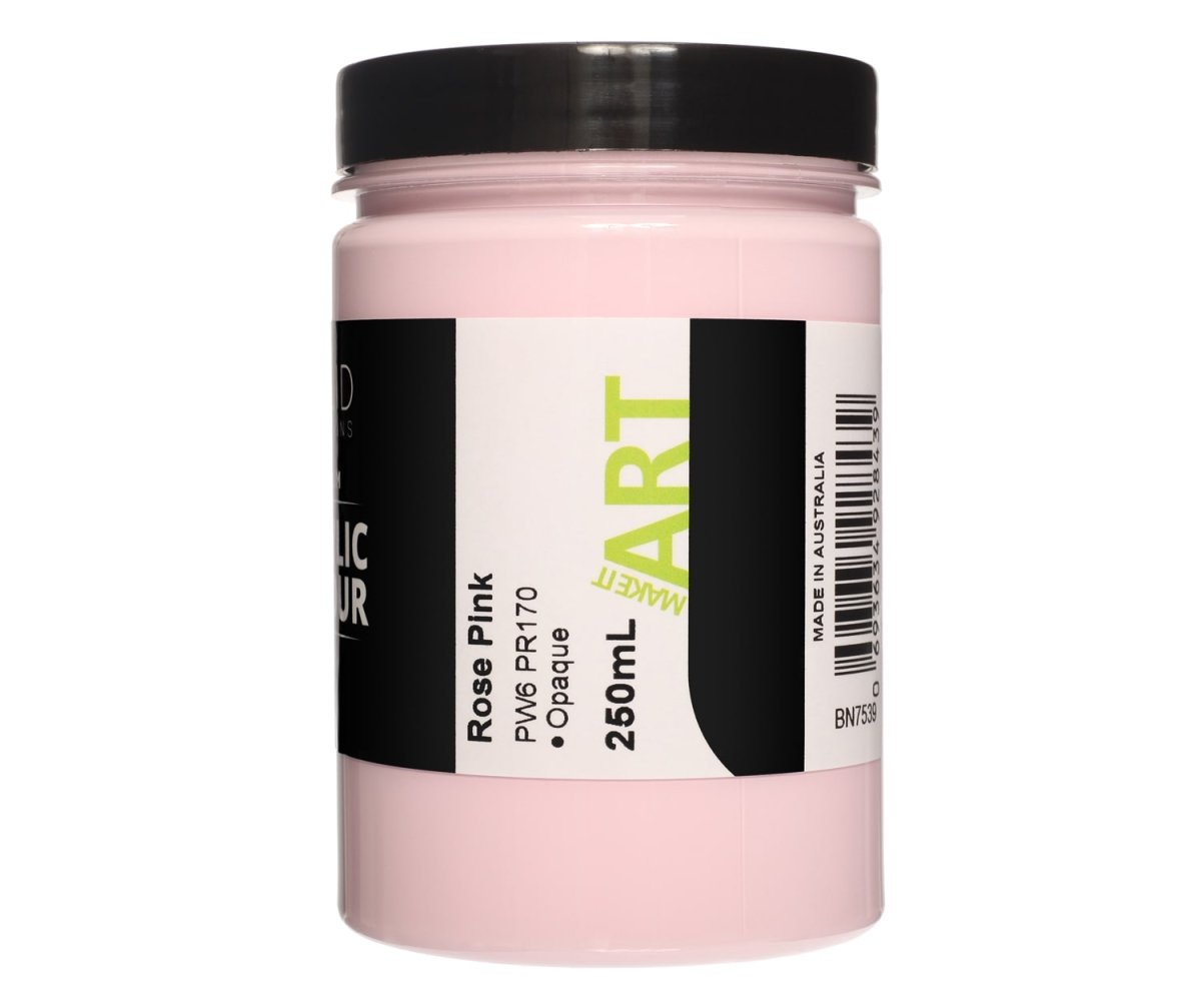 Solid Solutions Acrylic Paint | Rose Pink - 250ml