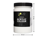 Solid Solutions Acrylic Paint | Titanium White - 250ml