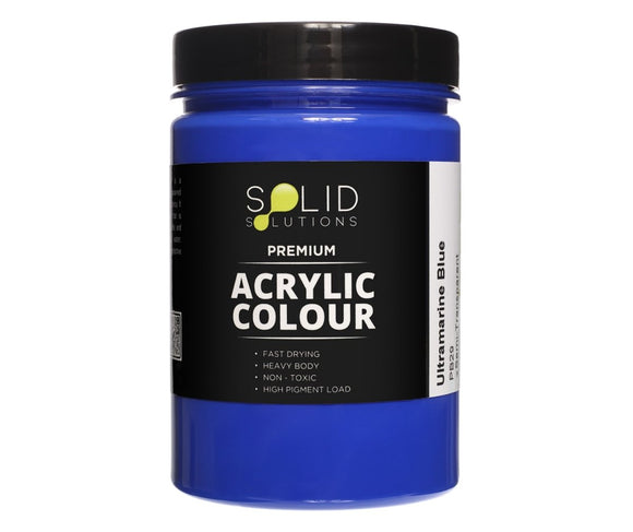 Solid Solutions Acrylic Paint | Ultramarine Blue - 250ml