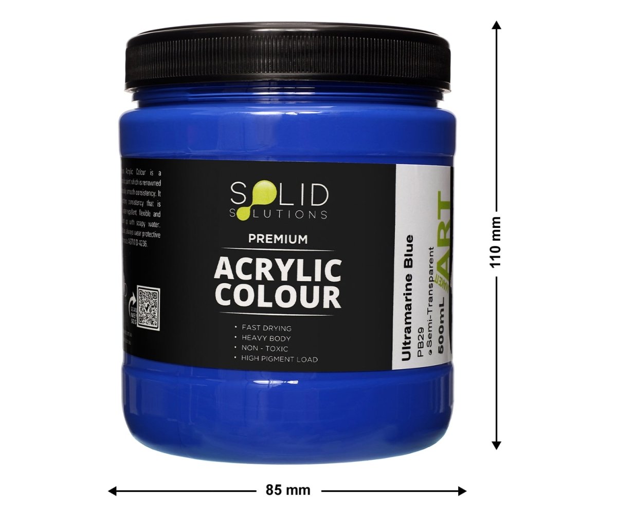 Decotric Decolor Colourful Tinting Paint, Ultramarine Blue, 750 Ml, Emulsion Paint For Decorative Paints And Water-Based Materials, High Colour Strength And Yield
