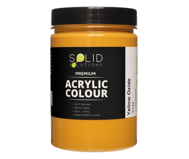 Solid Solutions Acrylic Paint | Yellow Oxide - 250ml