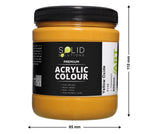 Solid Solutions Acrylic Paint | Yellow Oxide - 500ml